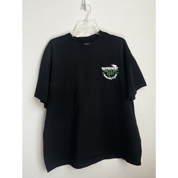 Represent Racing Club Black T-Shirt Size X-Large | Streetwear Graphic Tee - Picture 2 of 11